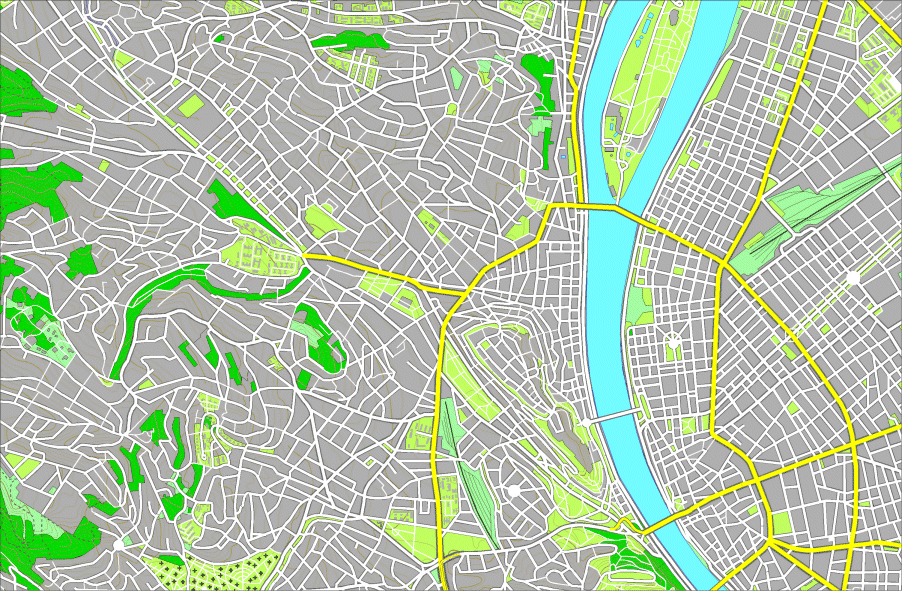 budapest térkép vektor BPVM   Budapest vektoriális térkép budapest térkép vektor